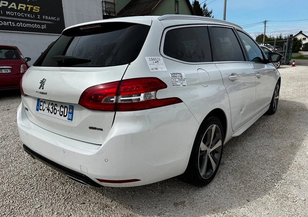 Peugeot 308 cena 27900 przebieg: 103000, rok produkcji 2016 z Góra małe 326